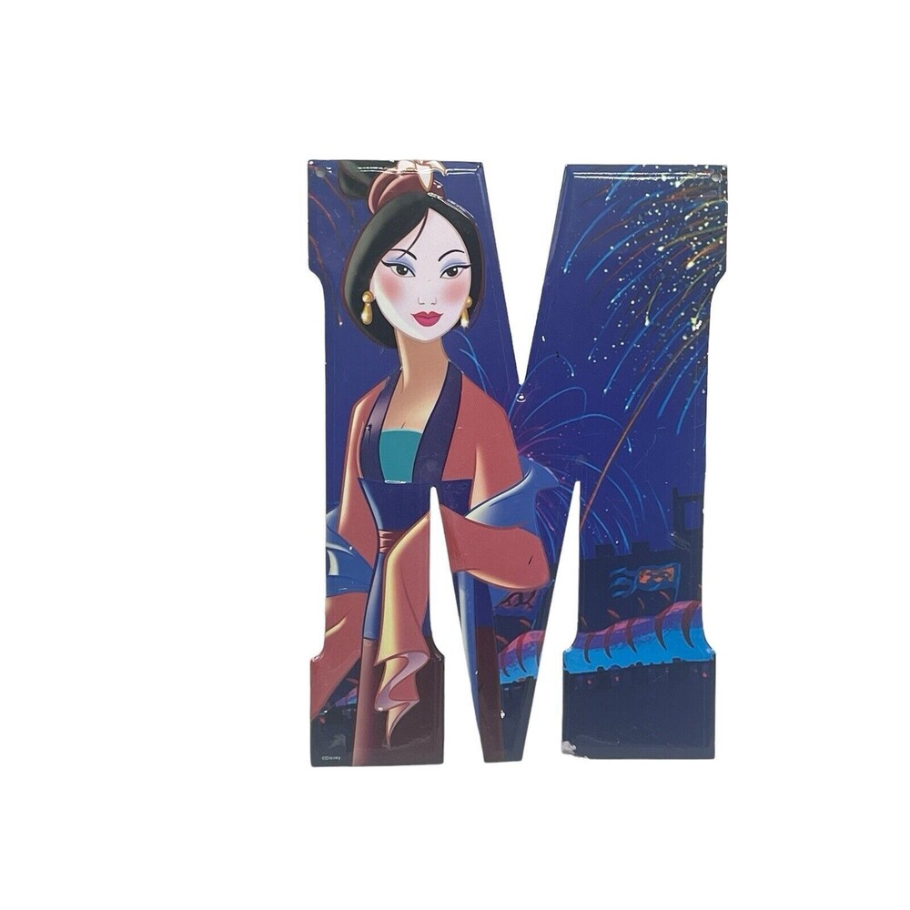 Mulan Disney Metal R Sign 10"x 5.5" Open Road Brands Wall Décor